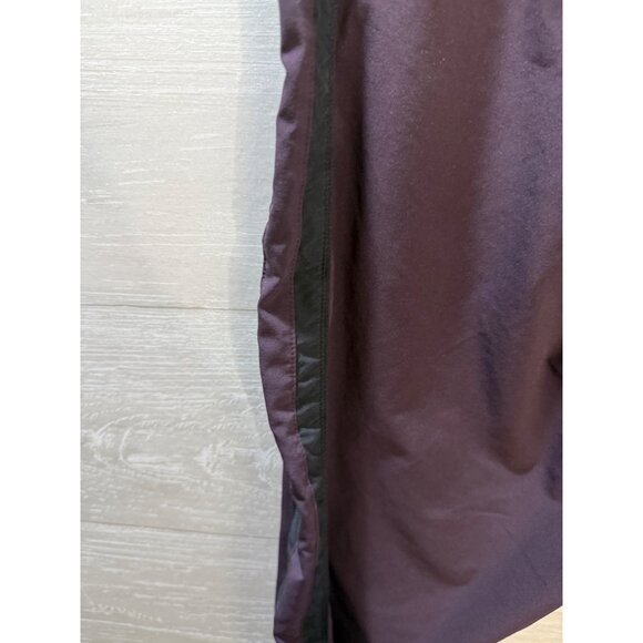 GapFit Womens Purple Jogger Pants With Black Side Stripe Ribbed Waistband & Cuff - Picture 3 of 14